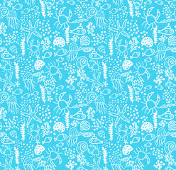 All Over Design Seamless Pattern With Some Texture Digital Print Textile	