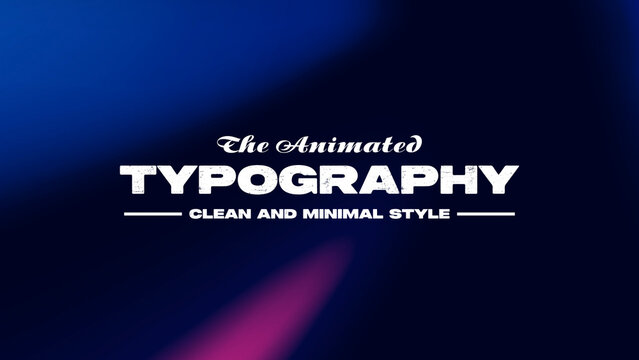 Animated Typography Template