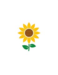Simple sunflower graphic