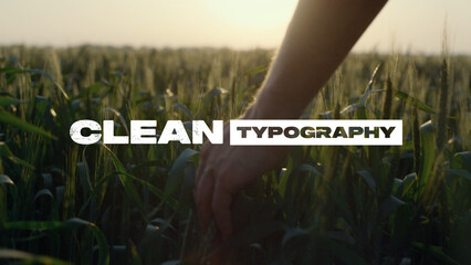 Clean Typography Template