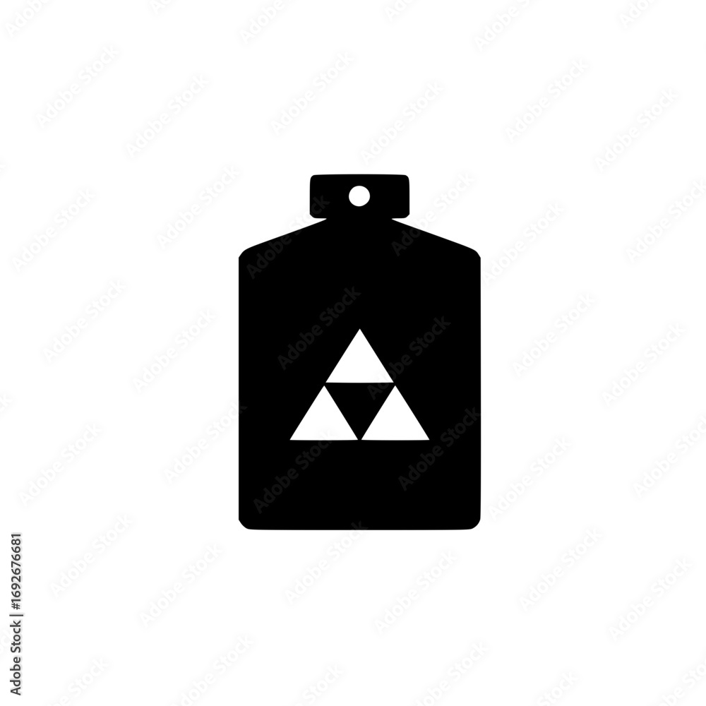 Poster safety form on clipboard with warning triangle indicating risk management or error report
