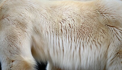 polar bear fur texture background