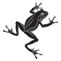 running frog cartoon