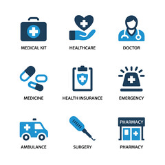 Online Shopping Icons Store, Location, Mail, Bag, Computer, Hand, Laptop, Card, and Delivery icons for modern e-commerce design.