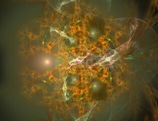 Imaginatory fractal abstract background Image