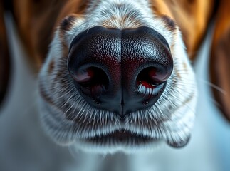 Canine Nose Pores and Moisture
