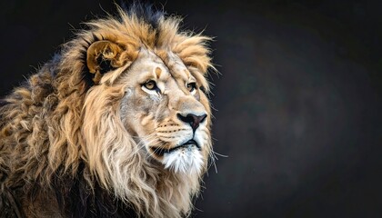 Fototapeta premium Close-up portrait of a lion