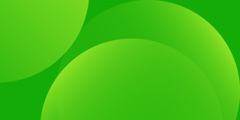 Abstract green circle background trendy. Fluid shapes composition. Modern design simple