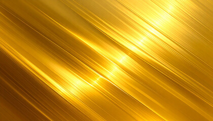 Abstract golden background with diagonal lines and bright highlights, creating a luxurious texture.