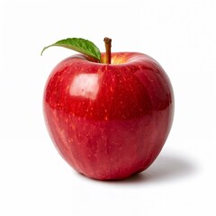 Red apple isolated on white background