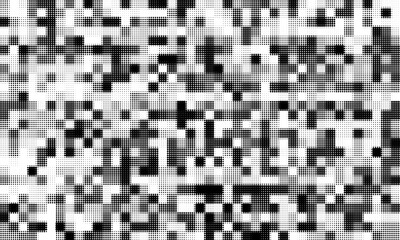 Fototapeta premium Black and White halftone Texture, Abstract Halftone background