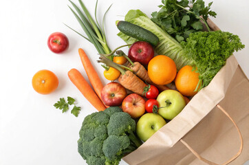 fresh vegetables on a plate