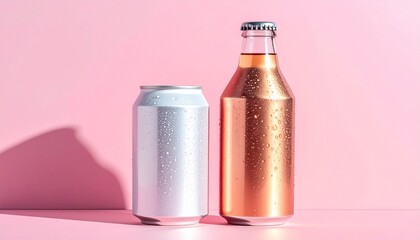 close up of can bottles