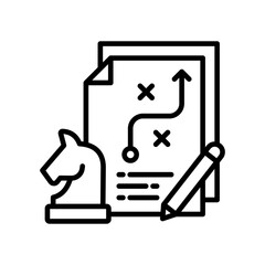 Strategic Planning line icon