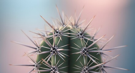 Closeup cactus detail