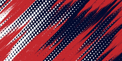 Abstract halftone dots blue color pattern gradient grunge element