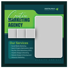 Digital marketing agency and corporate social media post template