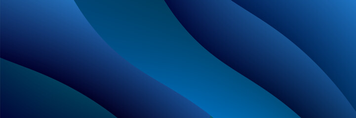 3d abstract blue neon light background with wavy lines. great for wallpaper, website, technology banner, technology poster, presentation, etc.