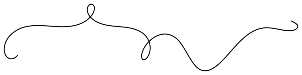 Seamless Wavy Line Pattern with Curvy Abstract Squiggles, Psychedelic Wiggle Design, Retro Geometric Background