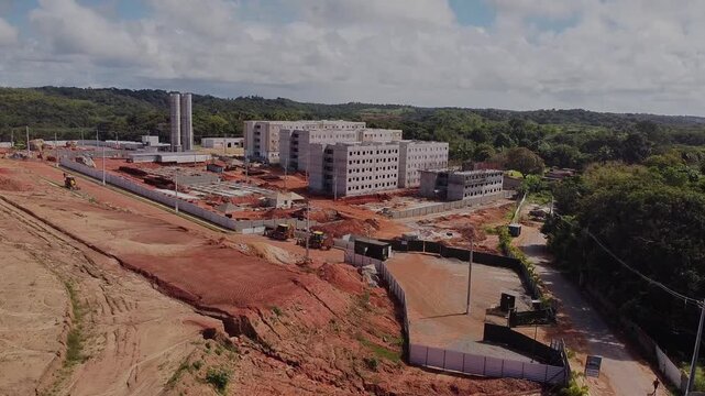aerial view of the city