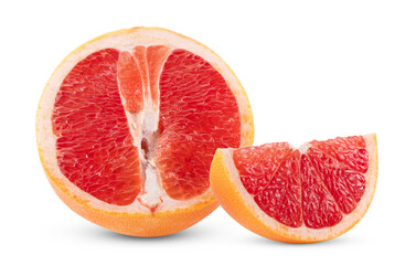 grapefruit isolated on transparent png (Image from camera)