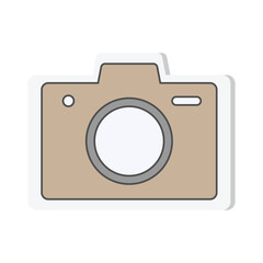 digital photo camera illustration