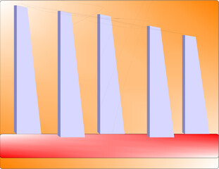 Business Growth Arrow Chart Vector – Finance