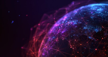 Abstract digital representation of Earth