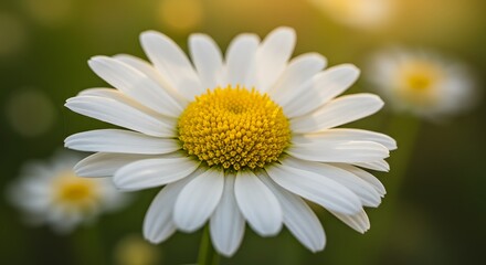 Fototapeta premium Closeup white daisy flower