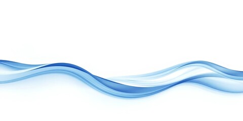 Subtle blue wave pattern on white, calming and peaceful ,  abstract,  flowing