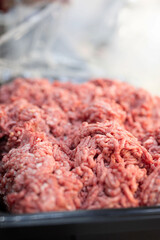 fresh meat for sale in the store