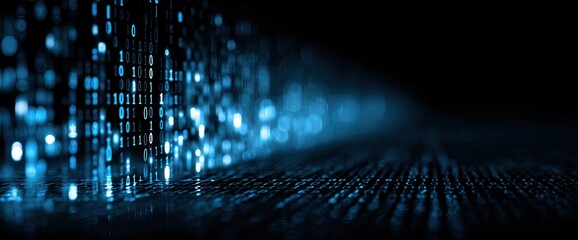 Abstract digital data background