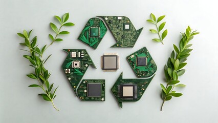 recycling electronic chip