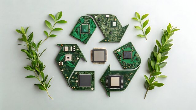 recycling electronic chip