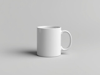 White Ceramic Coffee Mug Mockup
