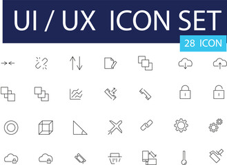 Essential Software & Cloud UI Icons: Minimalist Pack