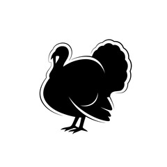 a stand turkey vector