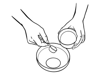 Home cooking concept. Cook at home, online easy food recipes, family time activity, homemade traditional meal, cooking TV show, healthy eating habit