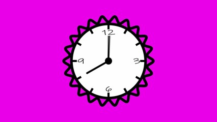 A round clock icon with hour and minute hands, representing time, punctuality, or schedules. Commonly used in apps, websites, and interfaces to indicate timing features.
