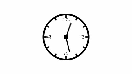 A simple round clock icon featuring hour and minute hands, often with tick marks or numbers, symbolizing time, schedules, deadlines, or punctuality in digital interfaces.
