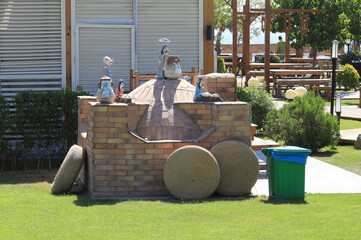decorative bread maker at the resort
