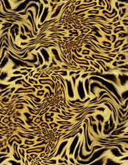 Leopard skin pattern texture; Fashionable print
