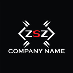 ZSZ letter logo, ZSZ letter logo design, ZSZ monogram logo, ZSZ corporate logo, ZSZ creative logo