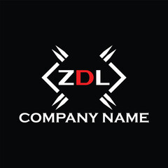 ZDL letter logo, ZDL letter logo design, ZDL monogram logo, ZDL corporate logo, ZDL creative logo