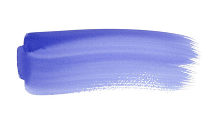 Fototapeta premium Vibrant blue and purple brush stroke art isolated on artistic texture