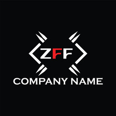 ZFF letter logo, ZFF letter logo design, ZFF monogram logo, ZFF corporate logo, ZFF creative logo