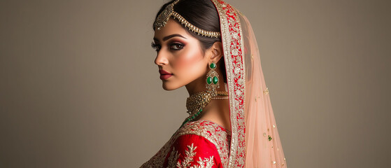  A portrait that embodies timeless bridal elegance