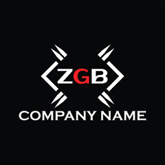 ZGB letter logo, ZGB letter logo design, ZGB monogram logo, ZGB corporate logo, ZGB creative logo