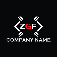 ZGF letter logo, ZGF letter logo design, ZGF monogram logo, ZGF corporate logo, ZGF creative logo
