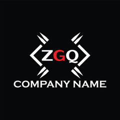 ZGQ letter logo, ZGQ letter logo design, ZGQ monogram logo, ZGQ corporate logo, ZGQ creative logo